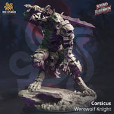 Corsicus Werewolf Knight 3D-printed model